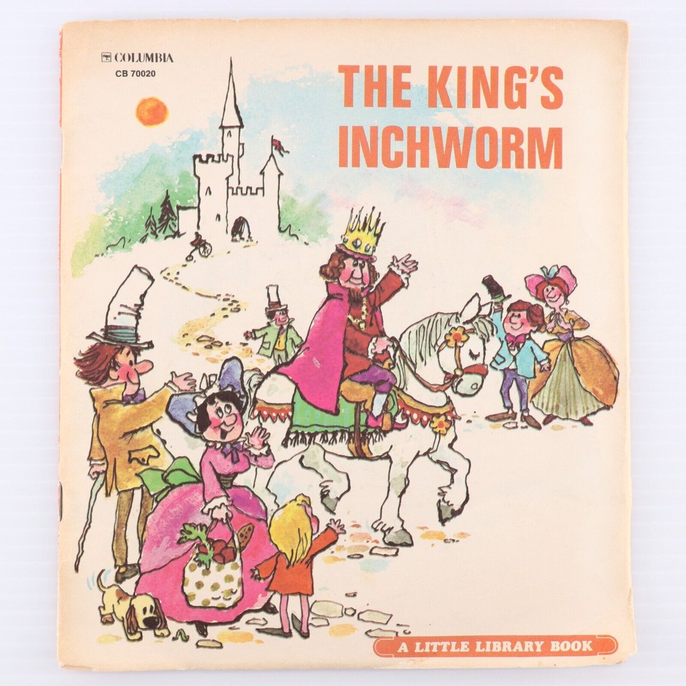Carole Danell The King's Inchworm 1969 Book & Record Library 45 rpm 7" CC 70020